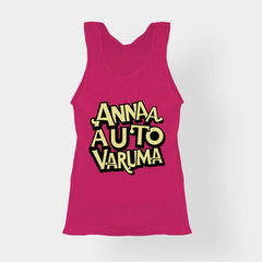 Anna Auto Varuma Women's Tank Top in Pink Color