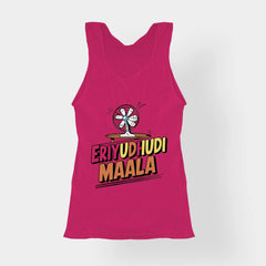 Eriyudhudi Maala Women's Tank Top in Pink Color