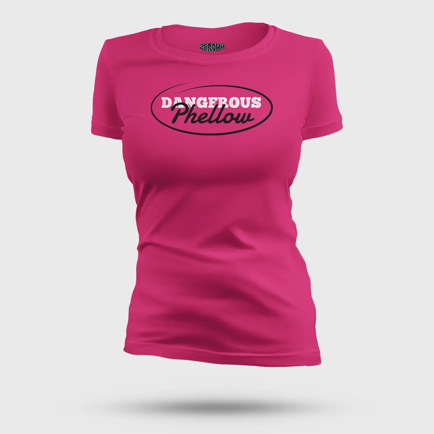 Dangerous Phellow Women's T-Shirt in Pink Color