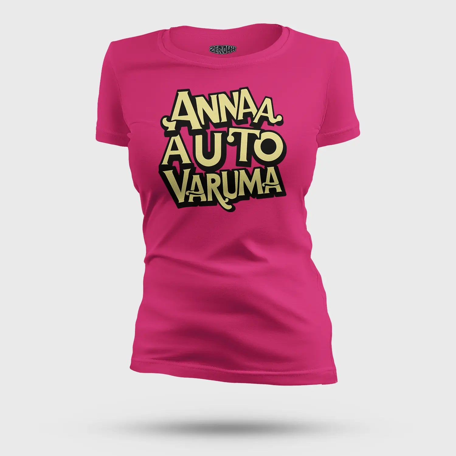 Anna Auto Varuma Women's T-Shirt in Pink Color