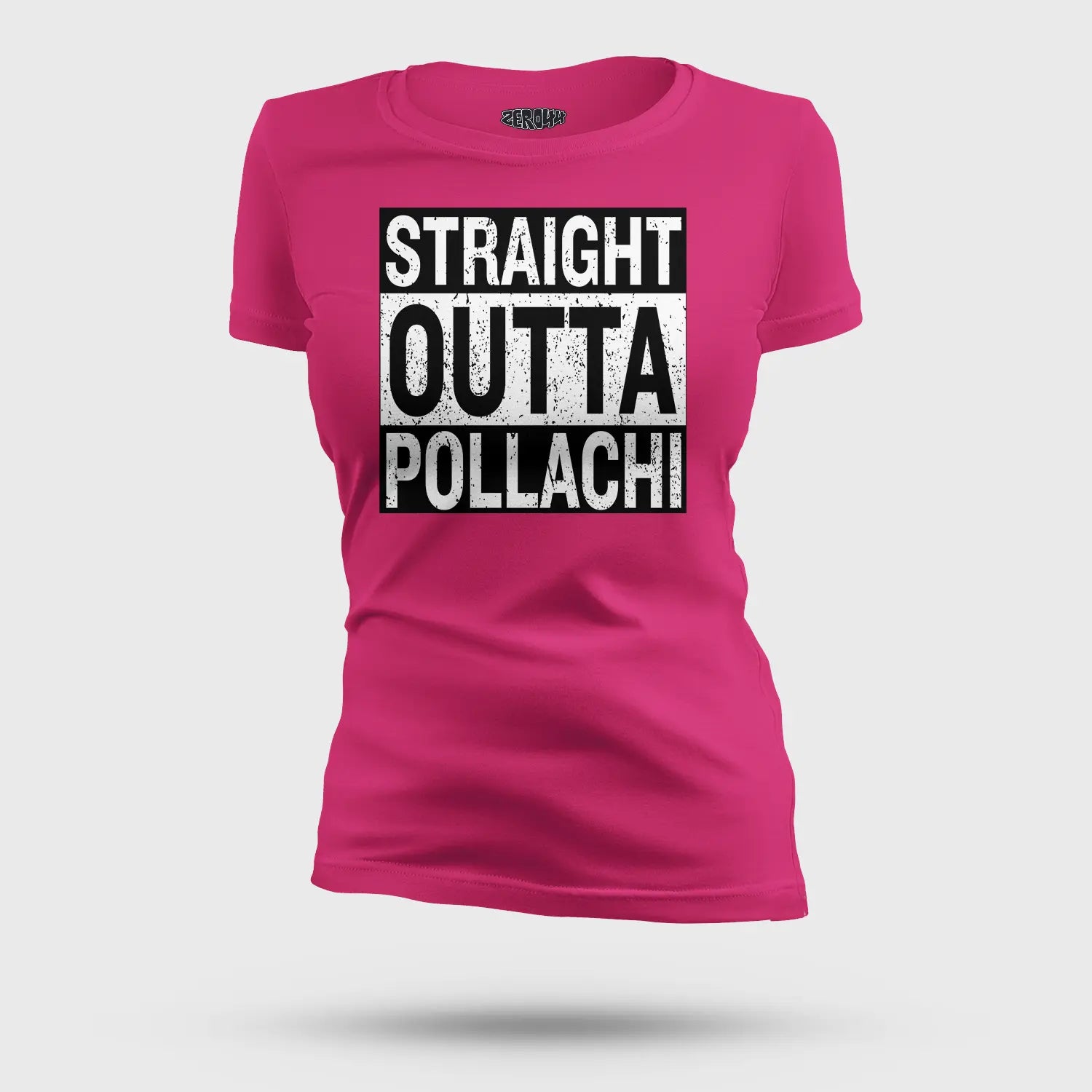 Straight Outta Pollachi Women's T-Shirt in Pink Color