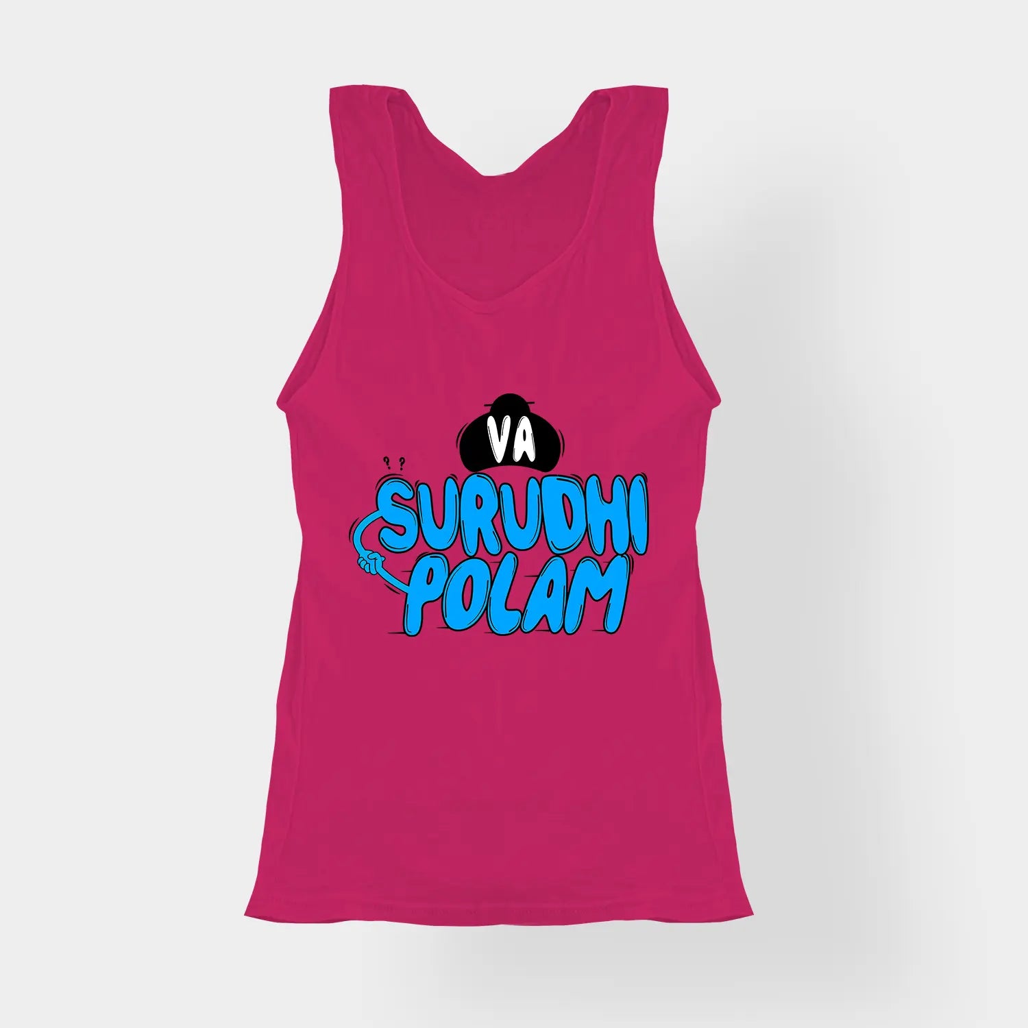 Va Surudhi Polam Women's Tank Top in Pink Color