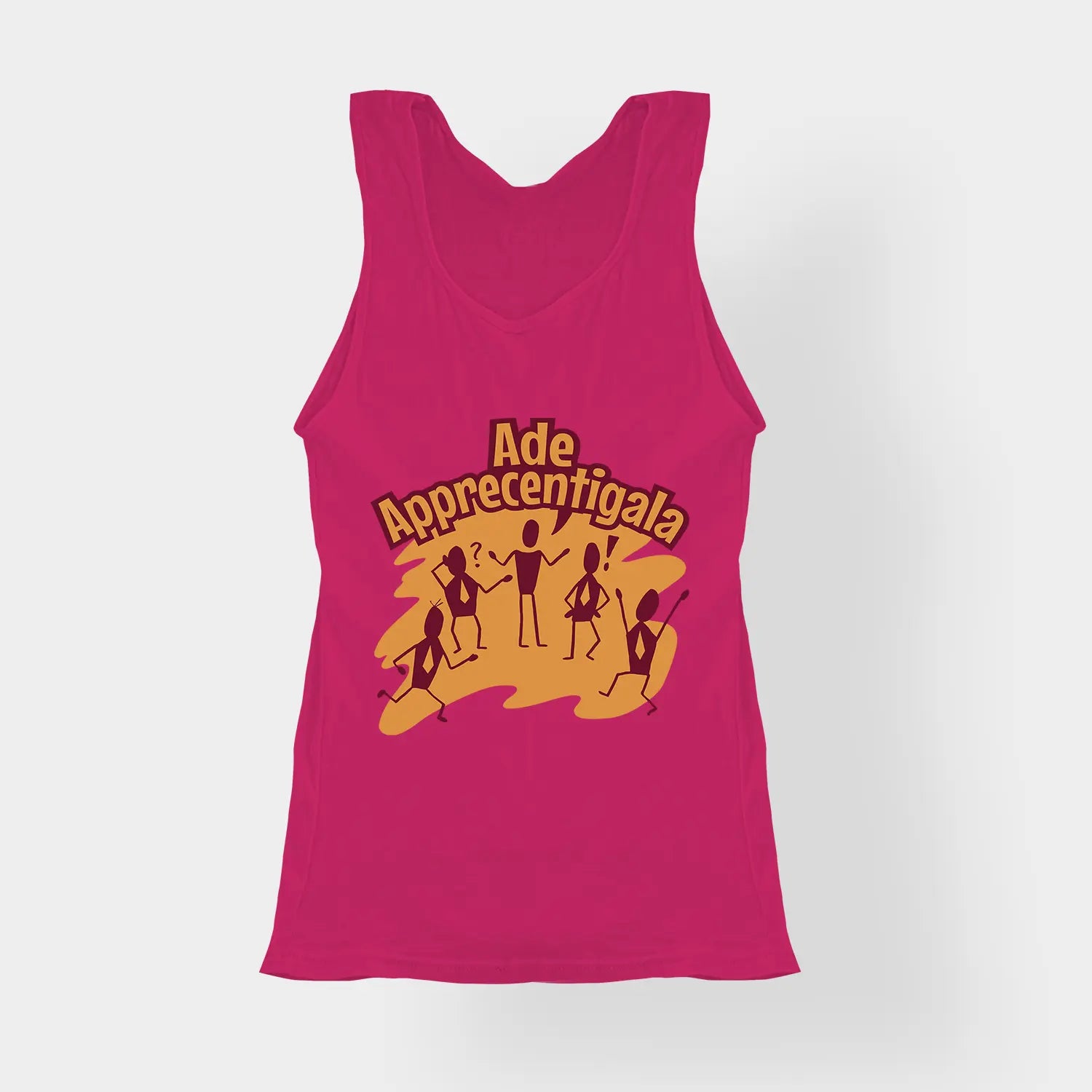Ade Apprecentingala Women's Tank Top in Pink Color