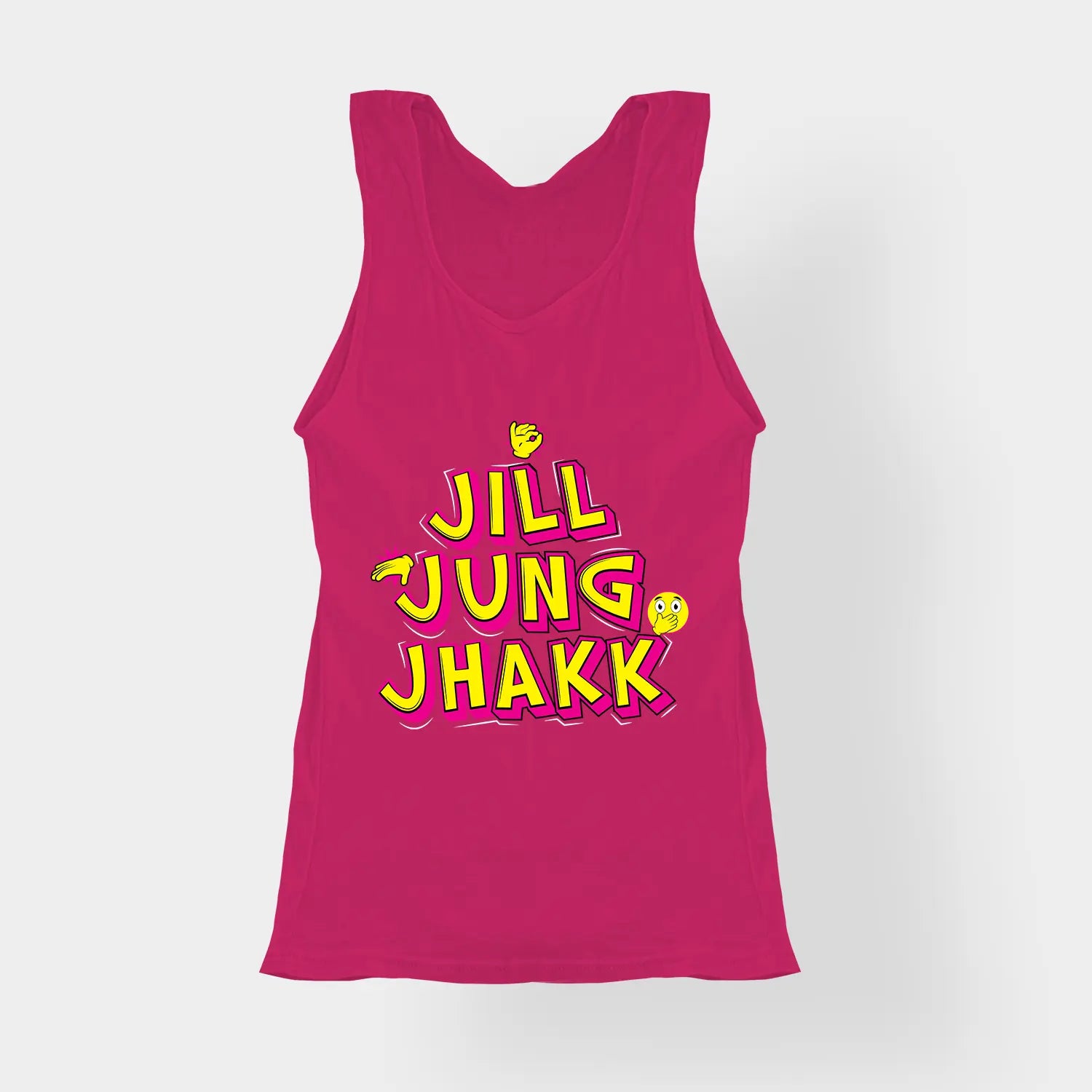 Jill Jung Jhakk Women's Tank Top in Pink Color
