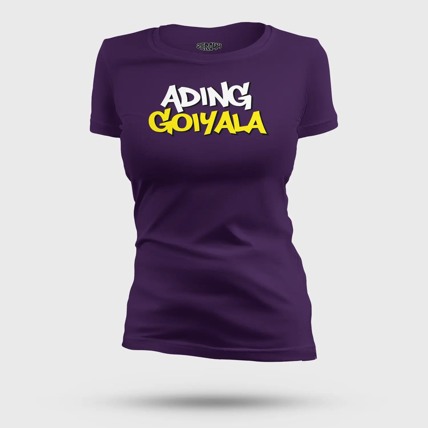 Ading Goiyala Women's T-Shirt in Purple Color