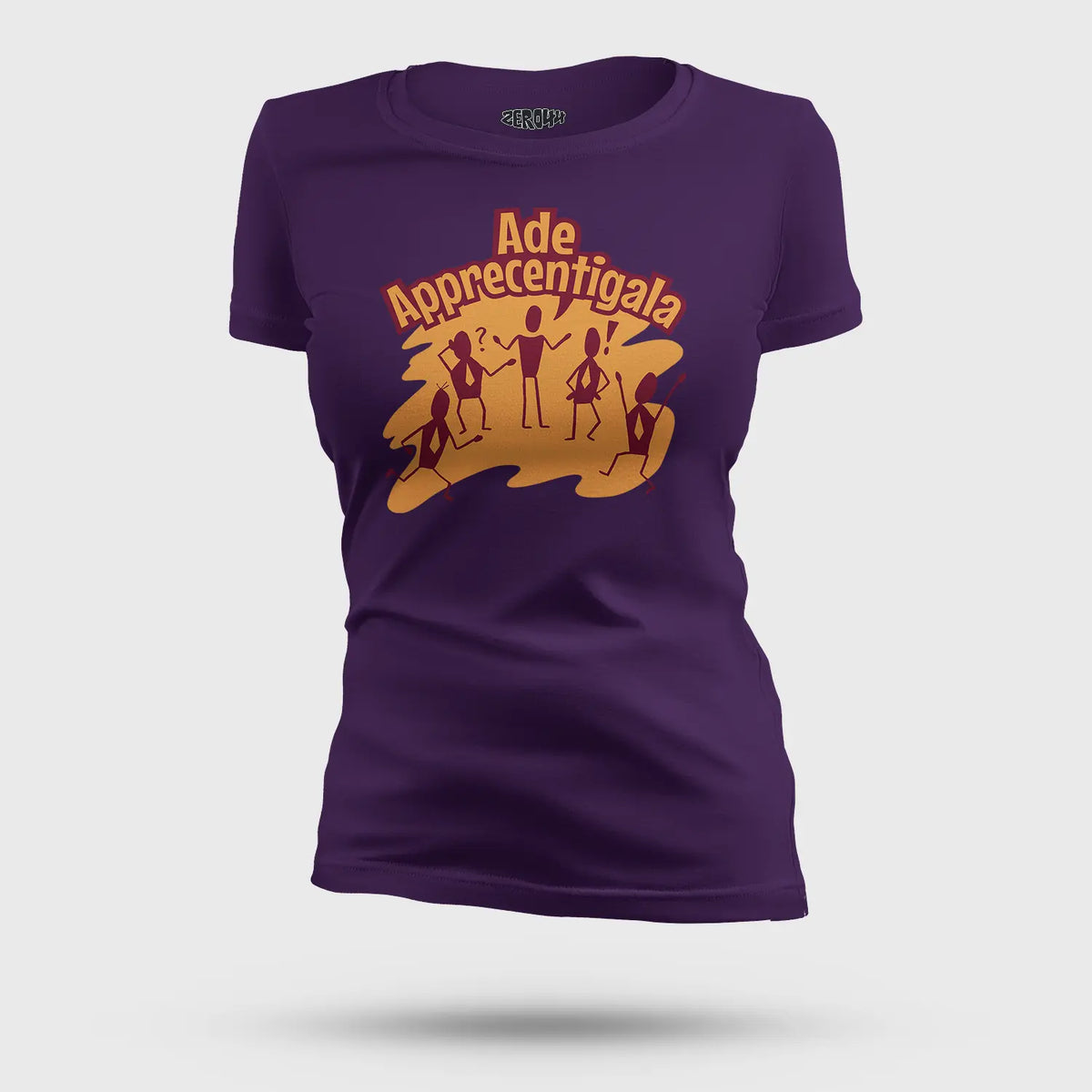 Ade Apprecentingala Women's T-Shirt in Purple Color