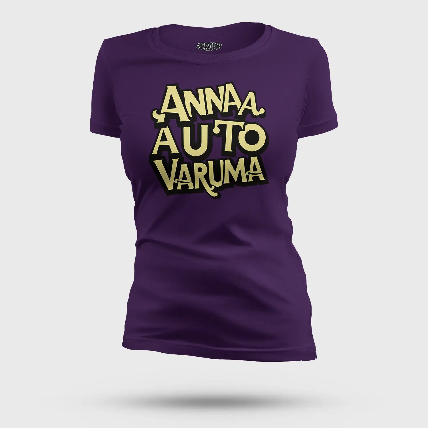Anna Auto Varuma Women's T-Shirt in Purple Color