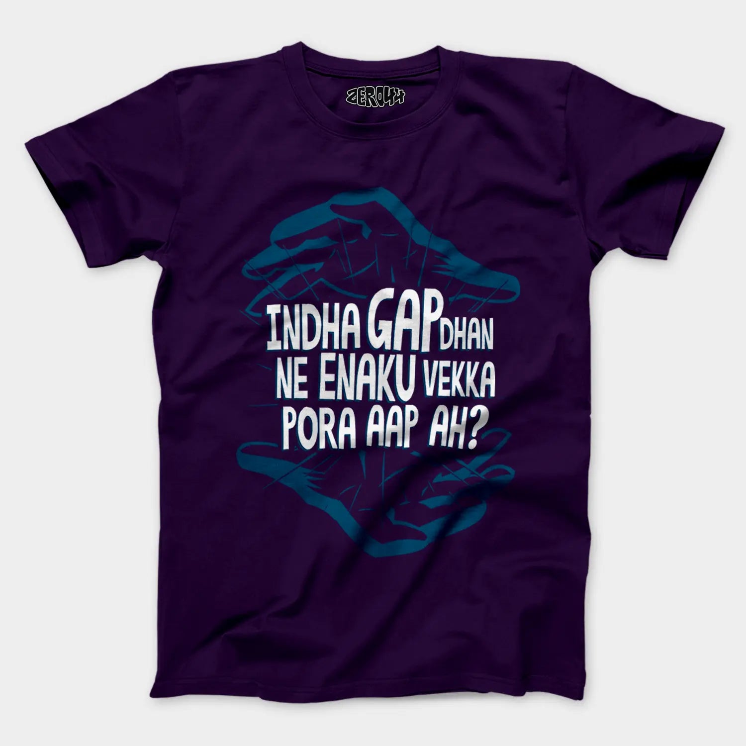 Indha Gap Dhan Ne Enaku Vekka Pora Aap Ah? Men/Unisex T-Shirt in Purple Color
