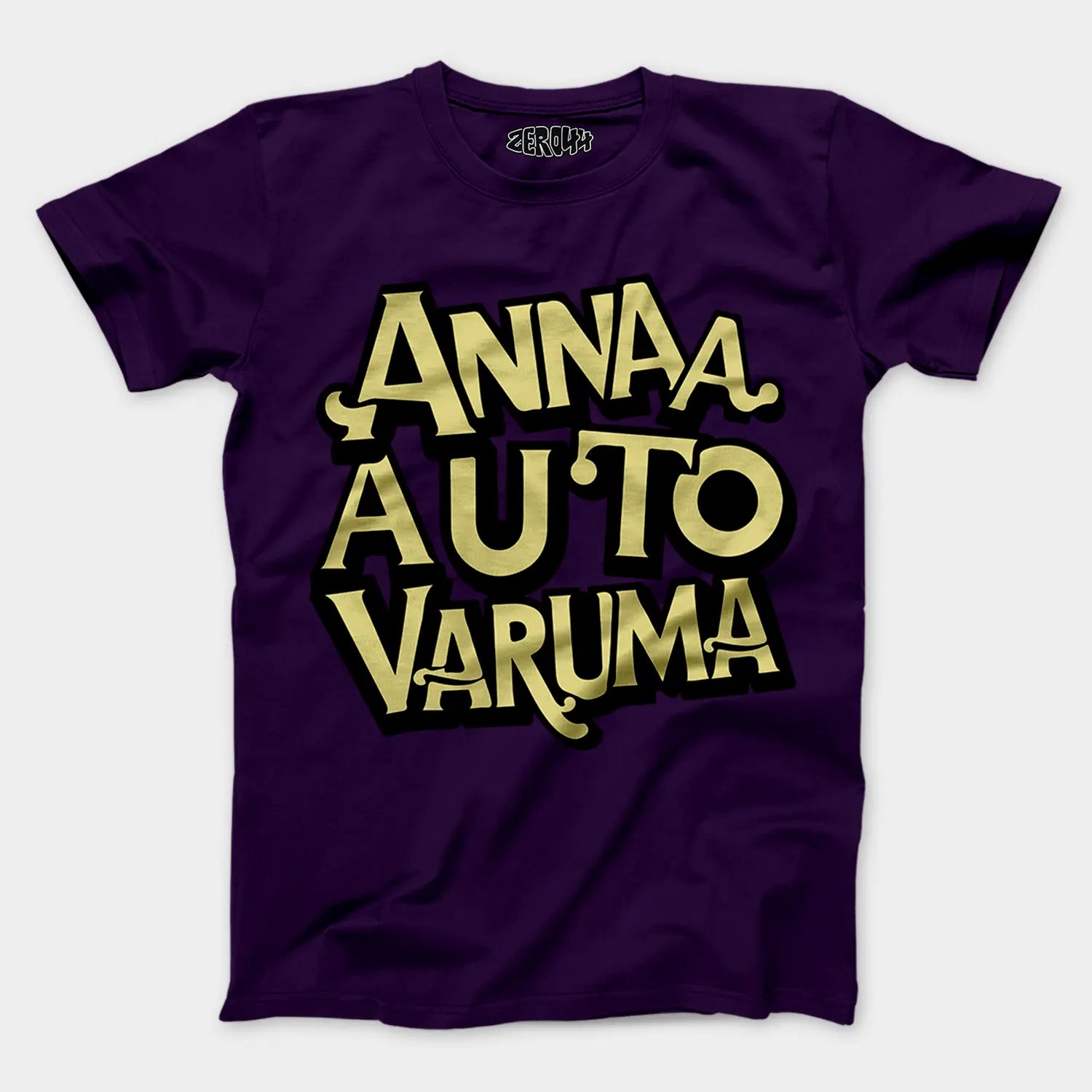 Anna Auto Varuma Men/Unisex T-Shirt in Purple Color