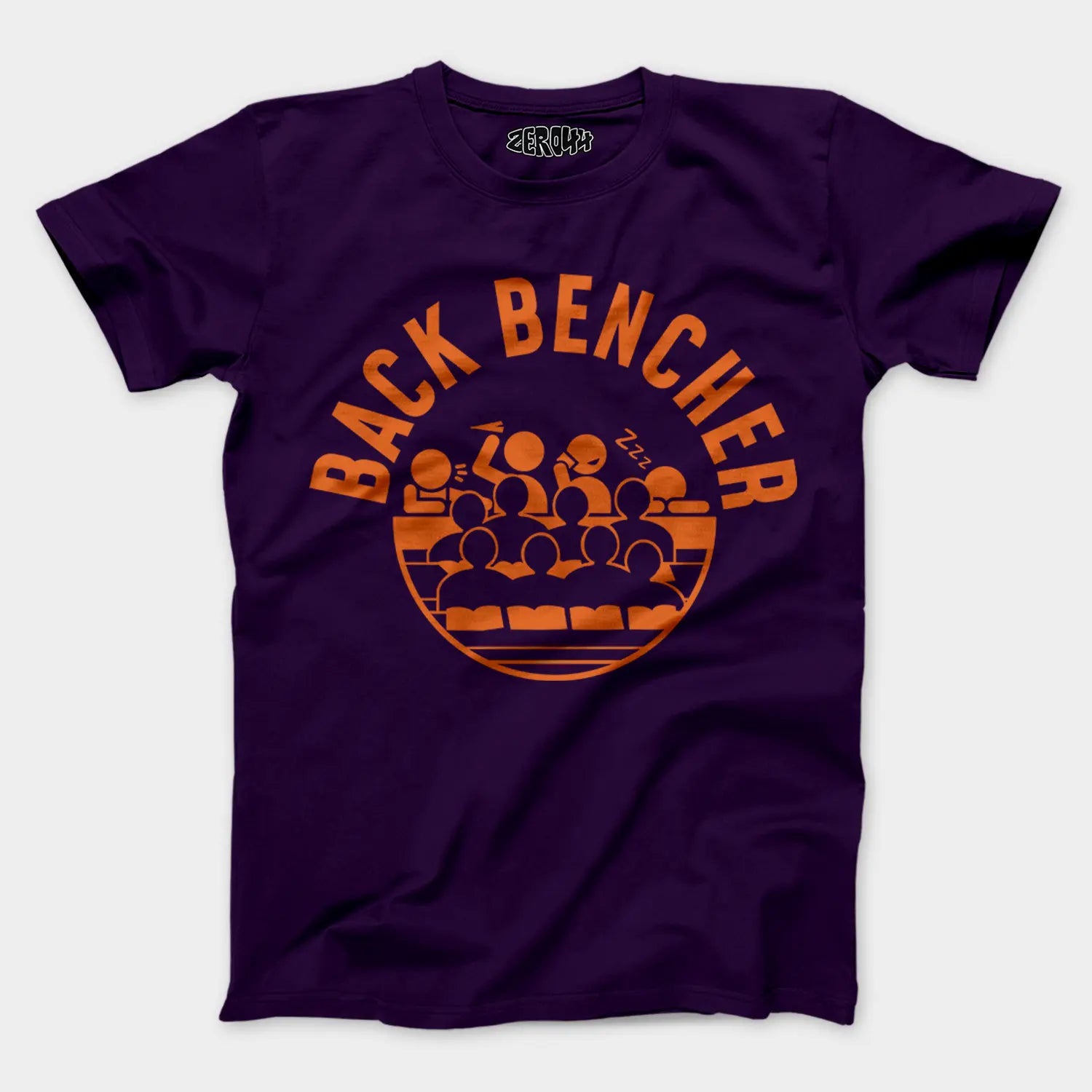Back Bencher Men/Unisex T-Shirt in Purple Color