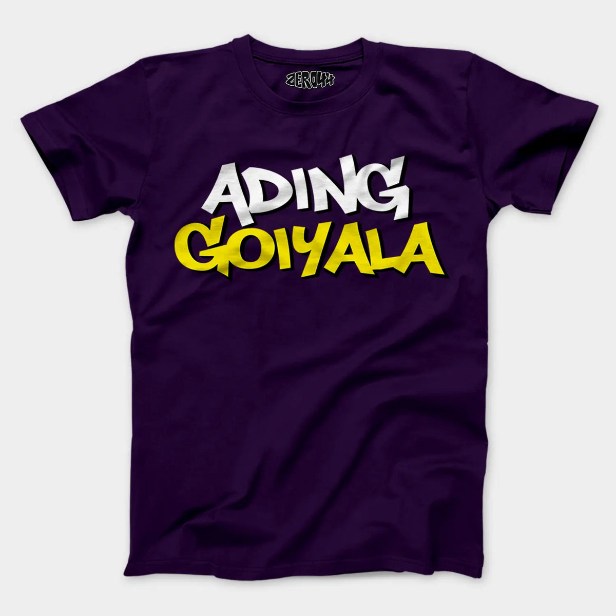 Ading Goiyala Men/Unisex T-Shirt in Purple Color