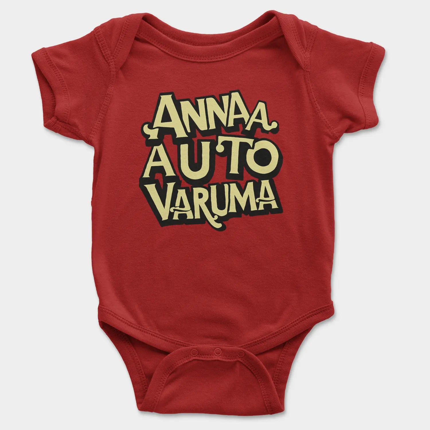 Anna Auto Varuma Onesie/Romper in Red Color