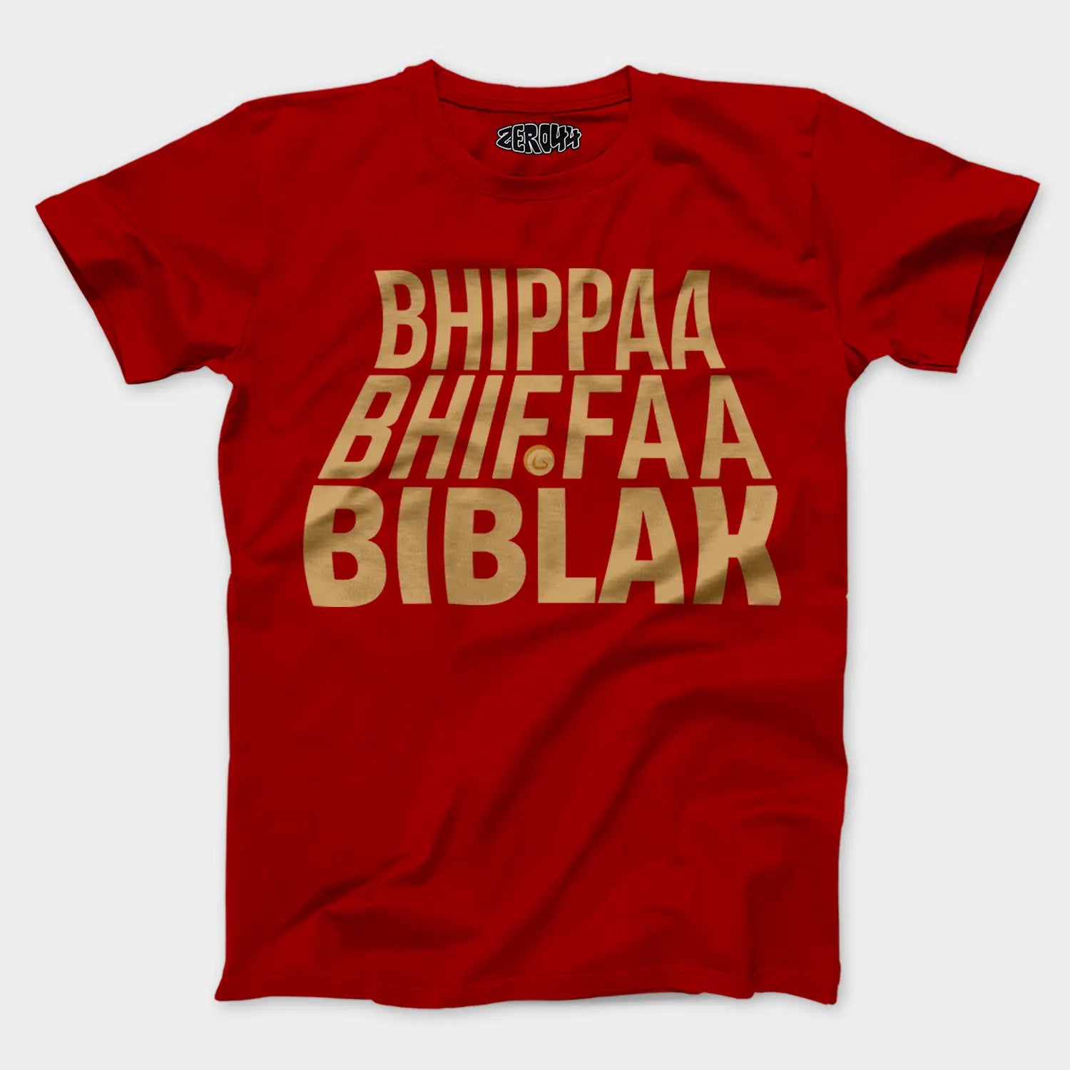 Bhippa Bhiffa Biblak Men/Unisex T-Shirt in Red Color