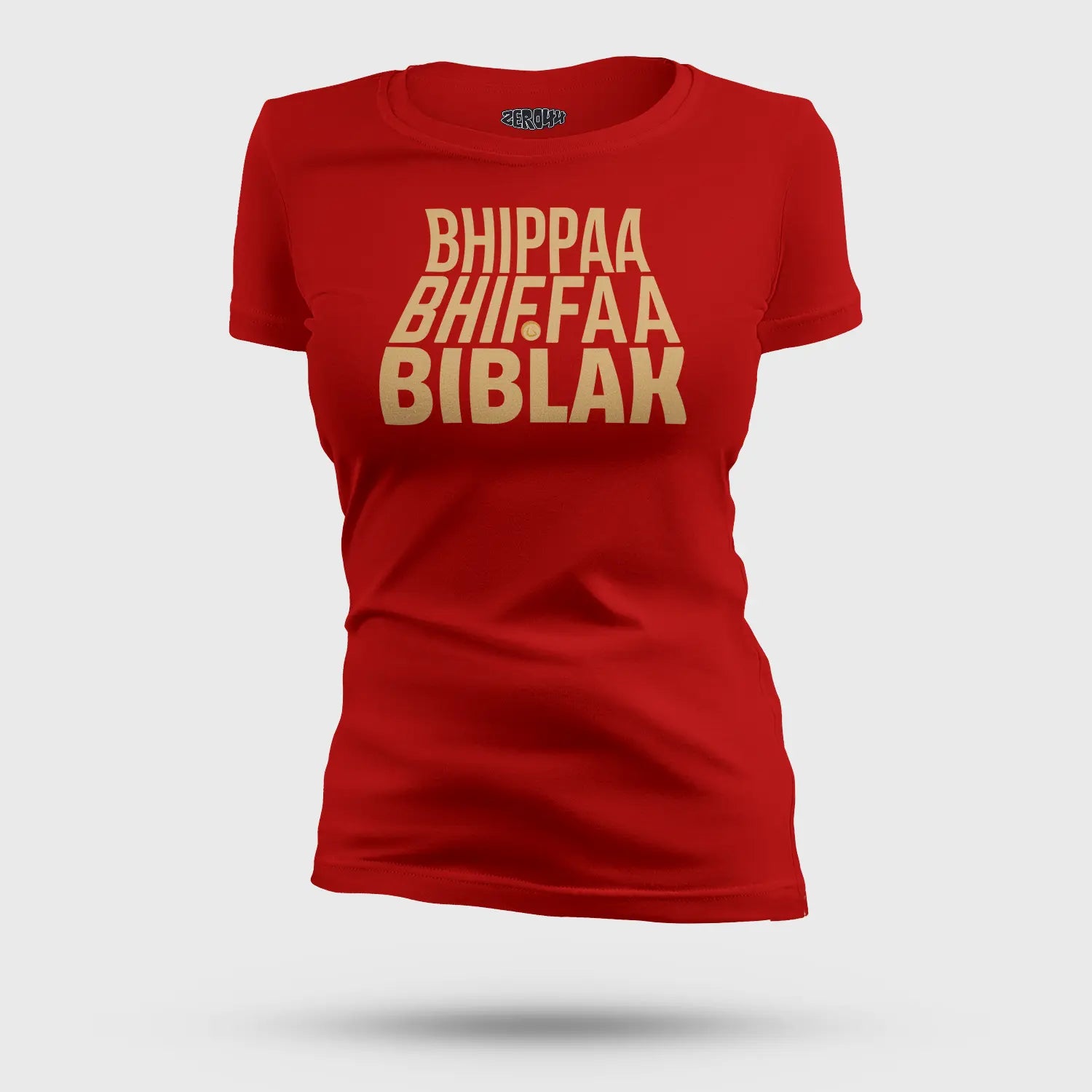 Bhippa Bhiffa Biblak Women's T-Shirt in Red Color