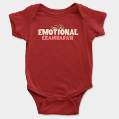 Emotional Ekambaram Onesie/Romper in Red Color