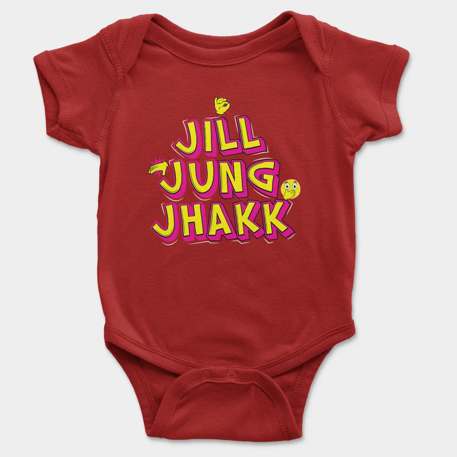 Jill Jung Jhakk Onesie/Romper in Red Color