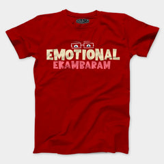 Emotional Ekambaram Men/Unisex T-Shirt in Red Color