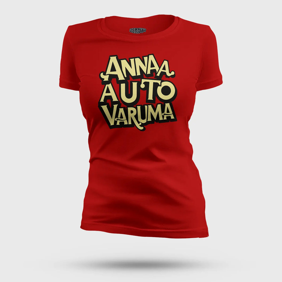 Anna Auto Varuma Women's T-Shirt in Red Color