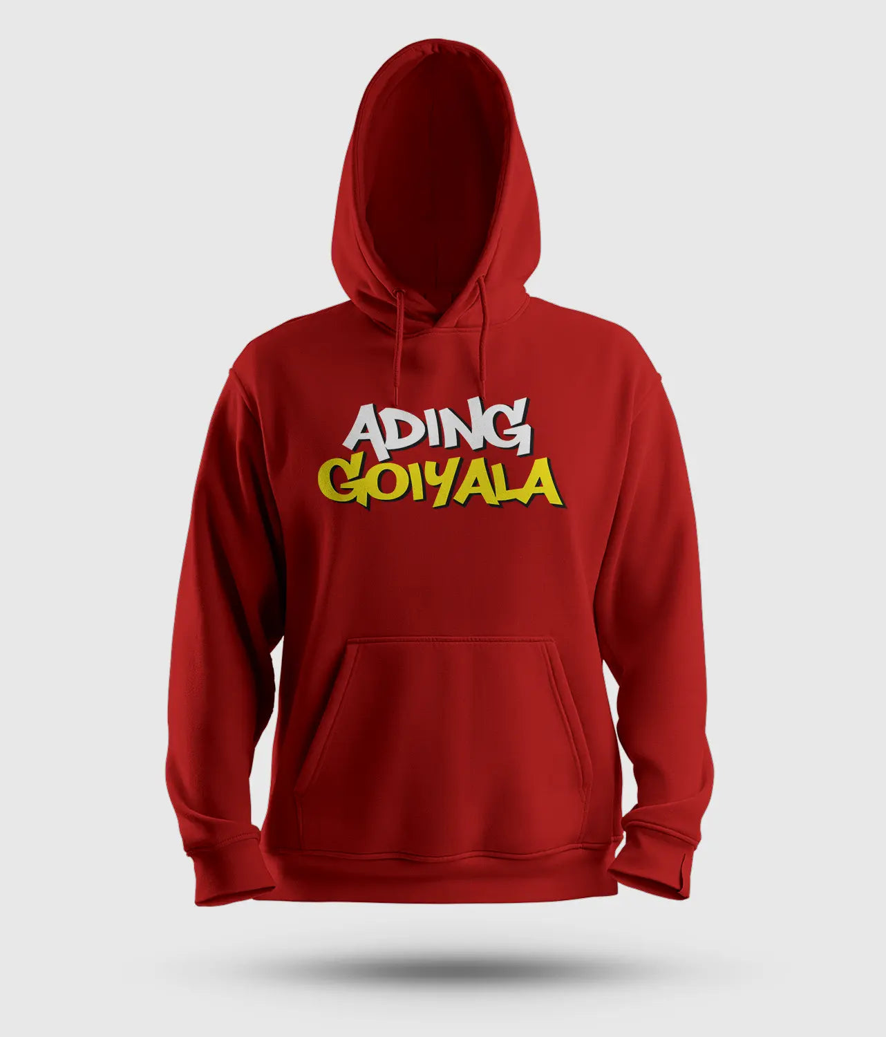 Ading Goiyala Men/Unisex Hoodie in Red Color