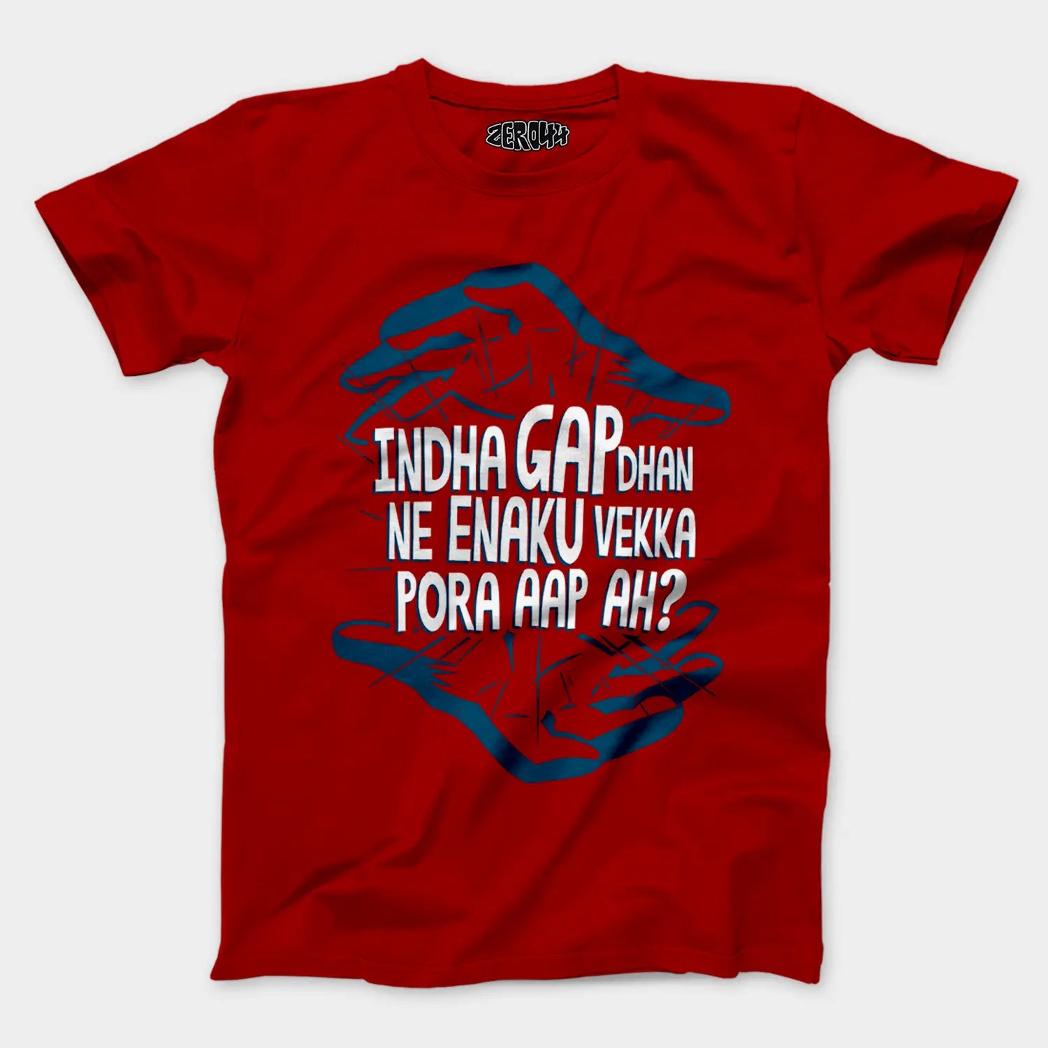 Indha Gap Dhan Ne Enaku Vekka Pora Aap Ah? Men/Unisex T-Shirt in Red Color