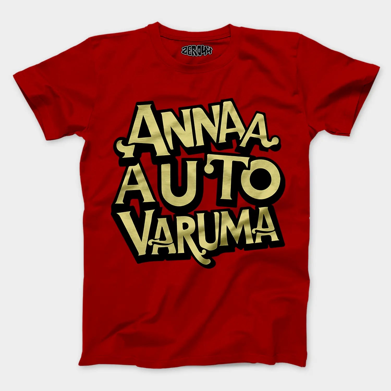 Anna Auto Varuma Men/Unisex T-Shirt in Red Color