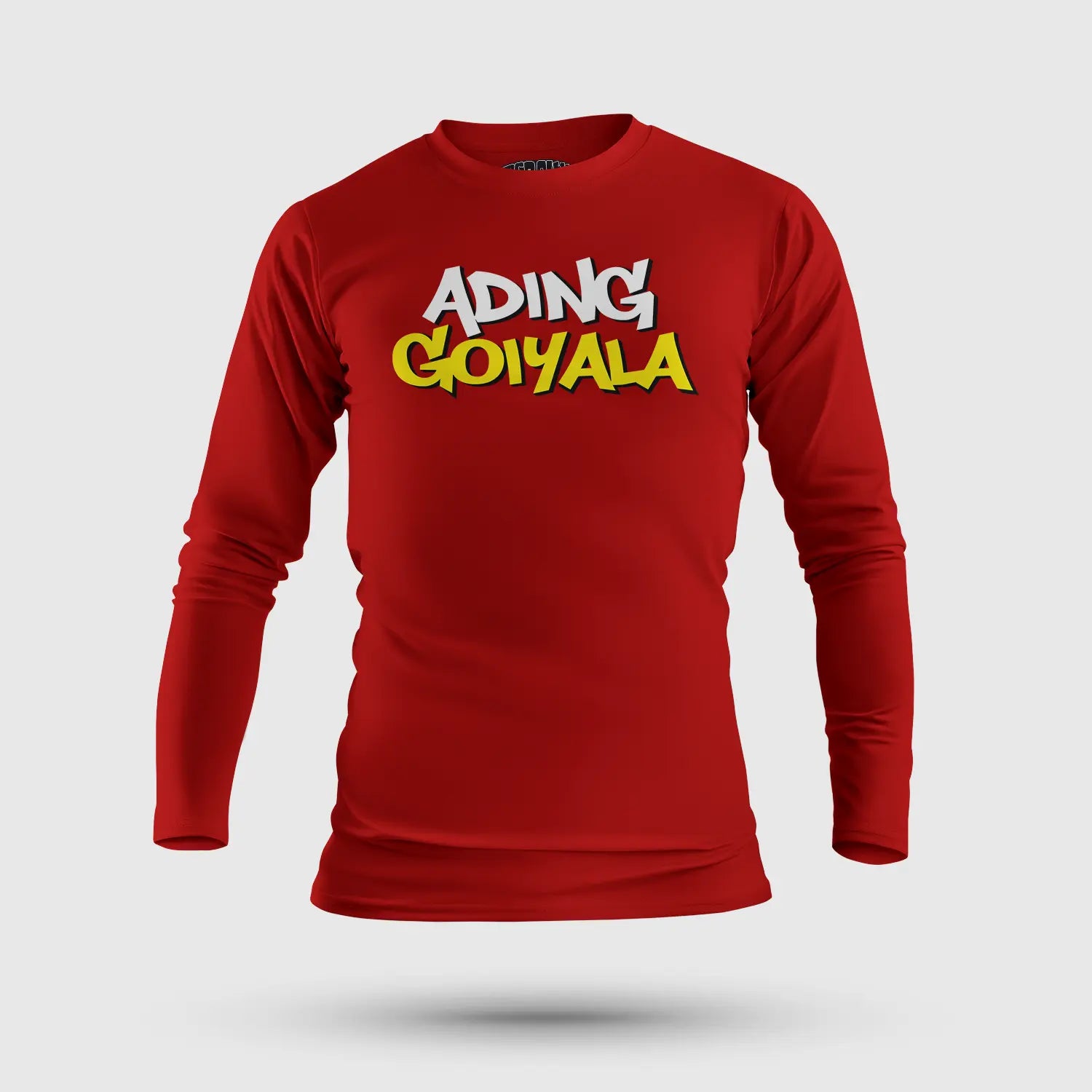 Ading Goiyala Men/Unisex Long Sleeve T-Shirt in Red Color