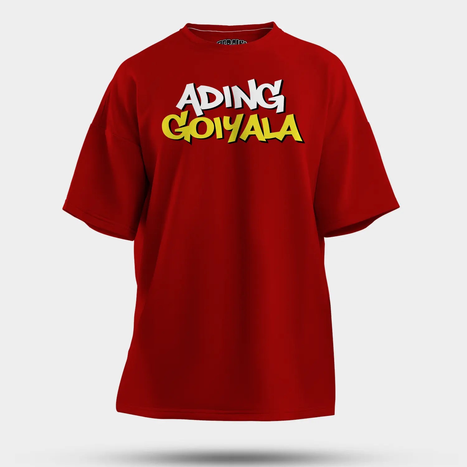 Ading Goiyala Men/Unisex Oversized T-Shirt in Red Color