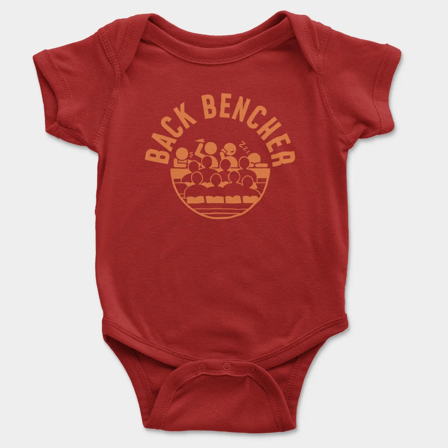 Back Bencher Onesie/Romper in Red Color