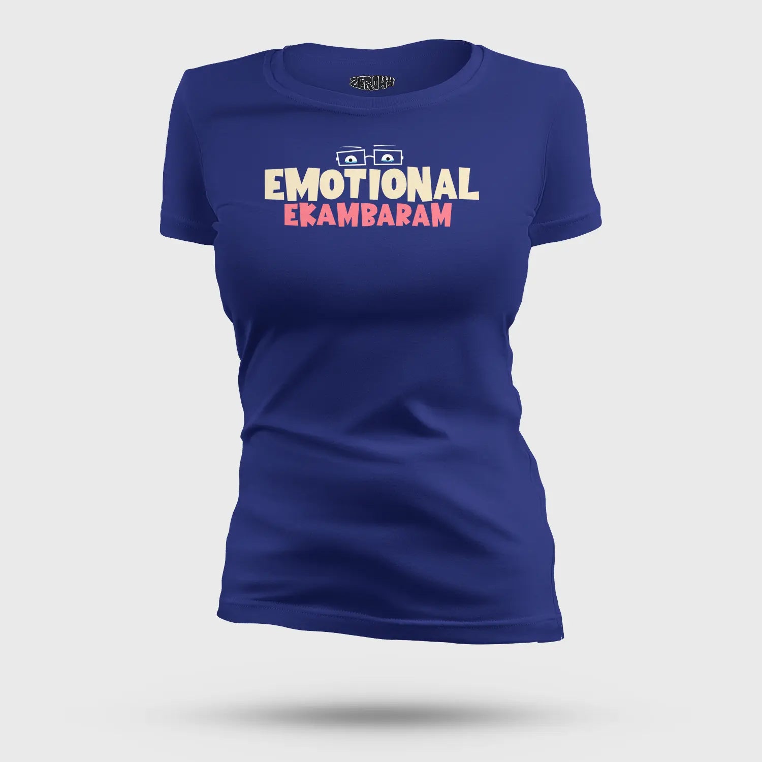 Emotional Ekambaram Women's T-Shirt in Royal Blue Color
