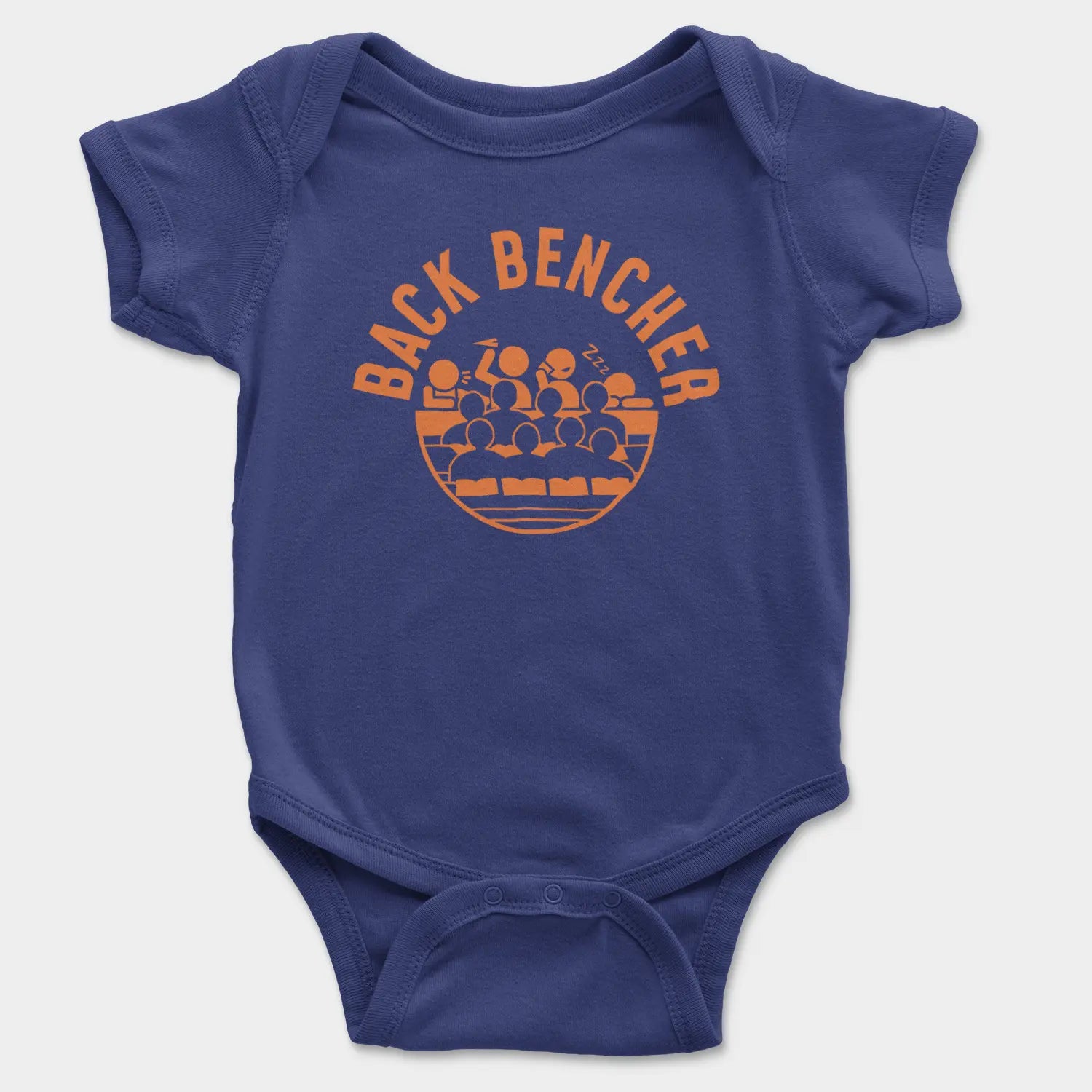 Back Bencher Onesie/Romper in Royal Blue Color
