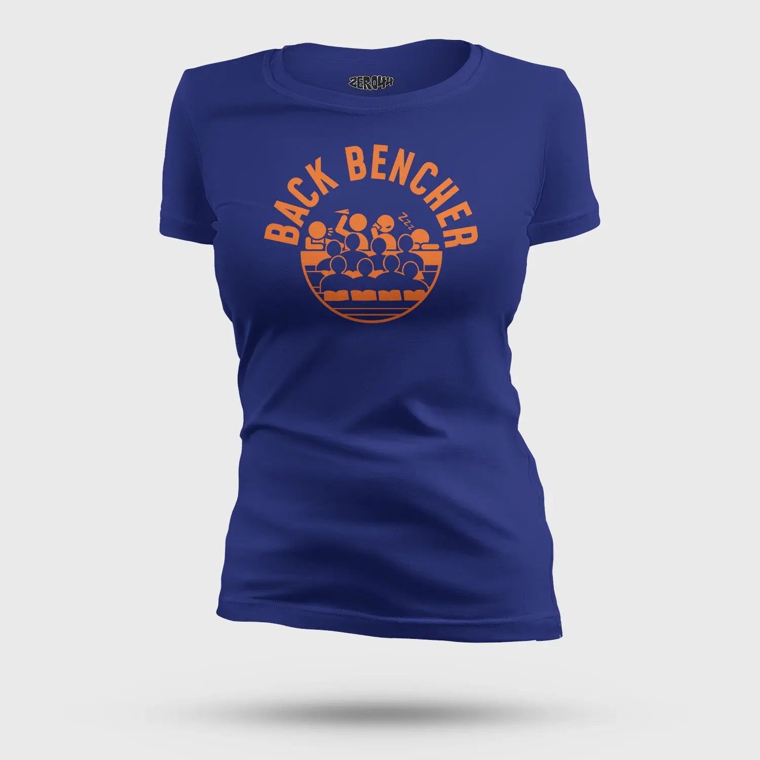 Back Bencher Women's T-Shirt in Royal Blue Color