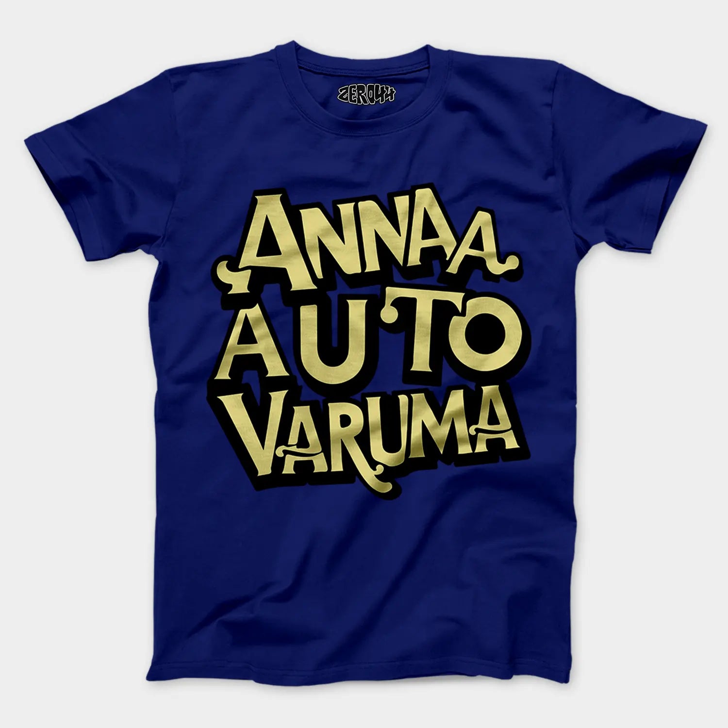 Anna Auto Varuma Men/Unisex T-Shirt in Royal Blue Color