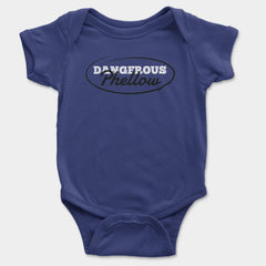 Dangerous Phellow Onesie/Romper in Royal Blue Color