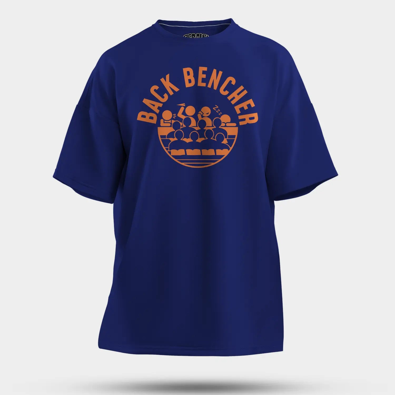 Back Bencher Men/Unisex Oversized T-Shirt in Royal Blue Color