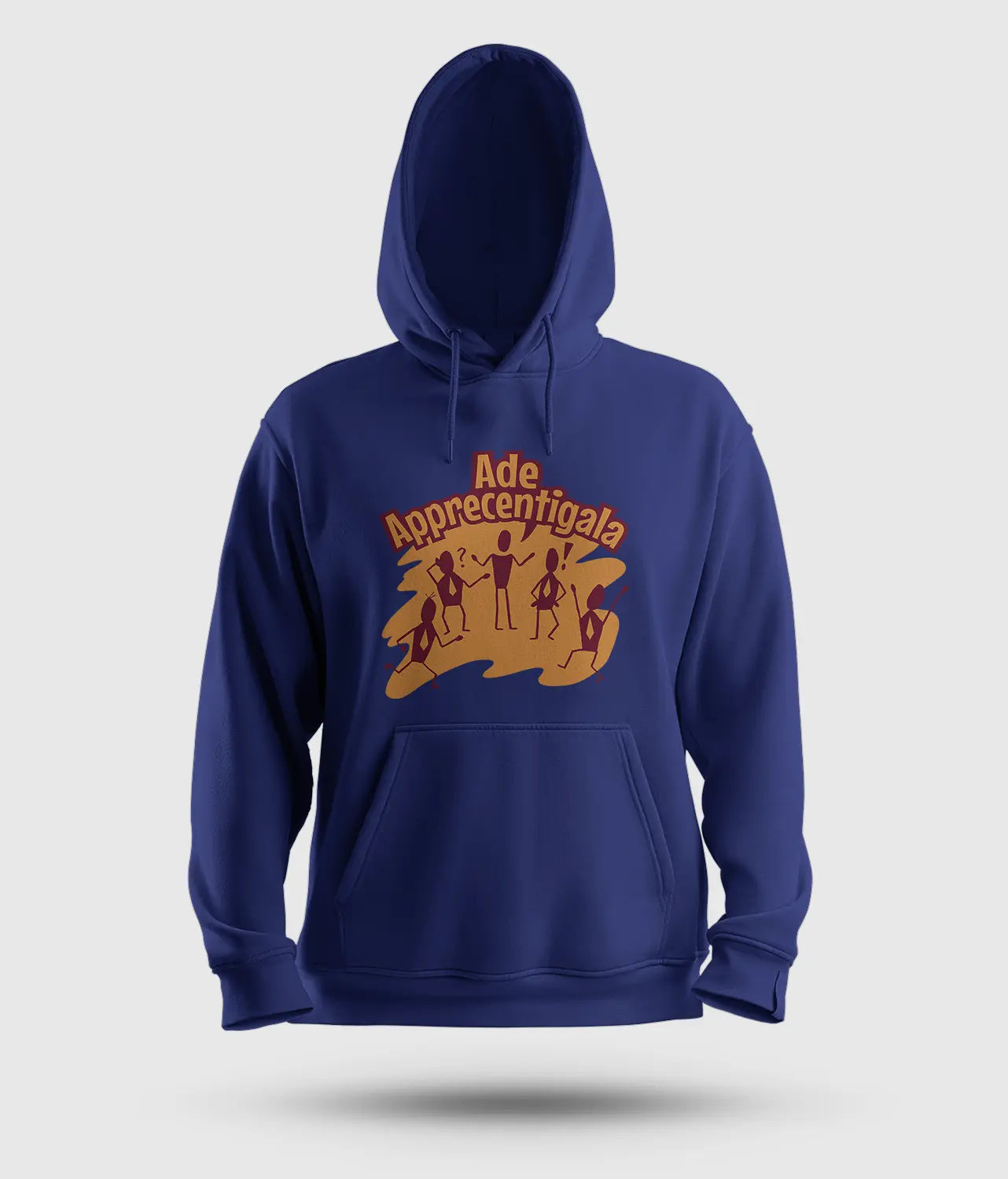 Ade Apprecentingala Men/Unisex Hoodie in Royal Blue Color