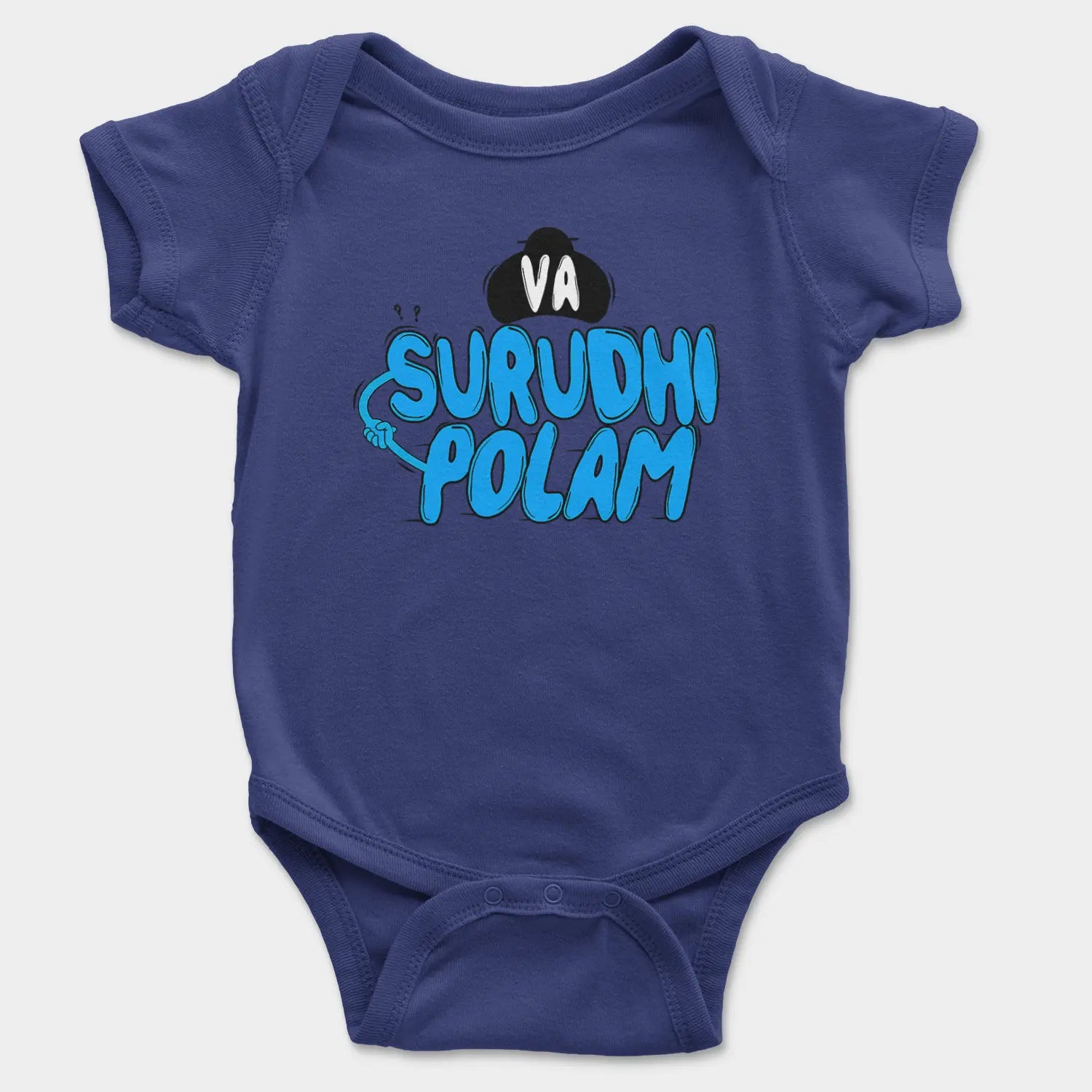 Va Surudhi Polam Onesie/Romper in Royal Blue Color