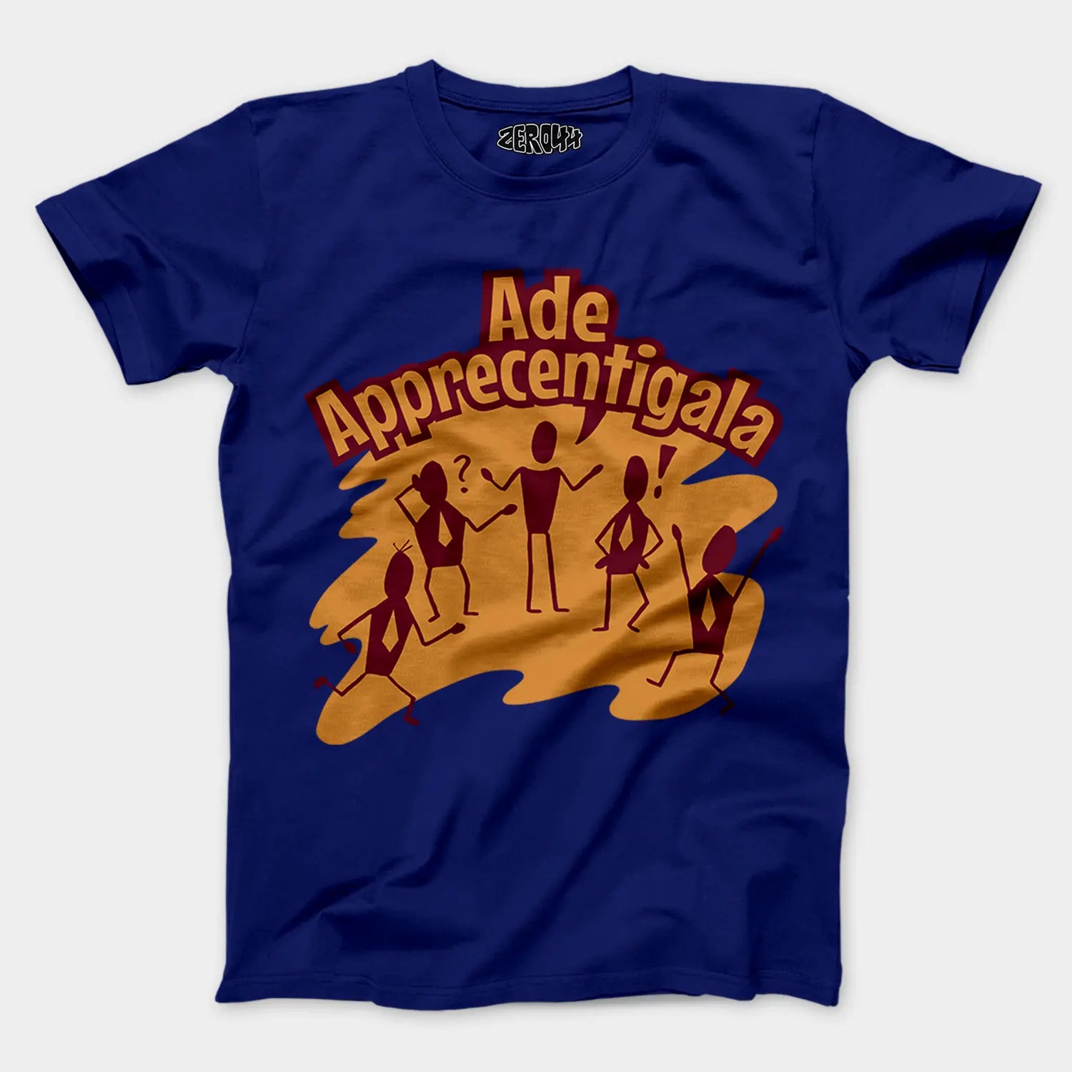 Ade Apprecentingala Men/Unisex T-Shirt in Royal Blue Color