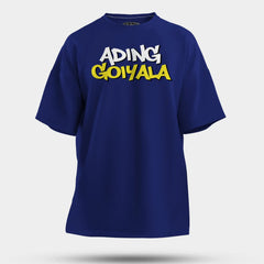 Ading Goiyala Men/Unisex Oversized T-Shirt in Royal Blue Color