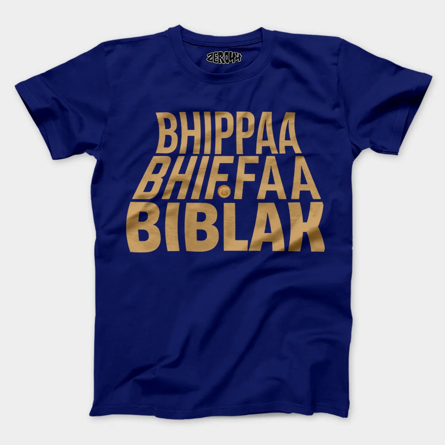 Bhippa Bhiffa Biblak Men/Unisex T-Shirt in Royal Blue Color