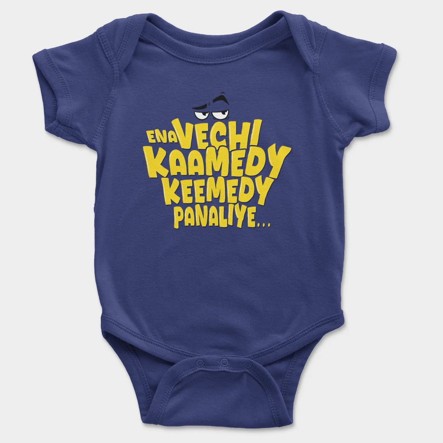 Ena Vechi Kaamedy Keemady Panaliye Onesie/Romper in Royal Blue Color