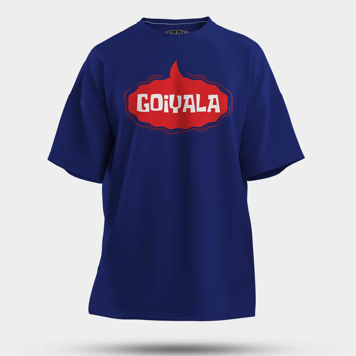 Goiyala Men/Unisex Oversized T-Shirt in Royal Blue Color
