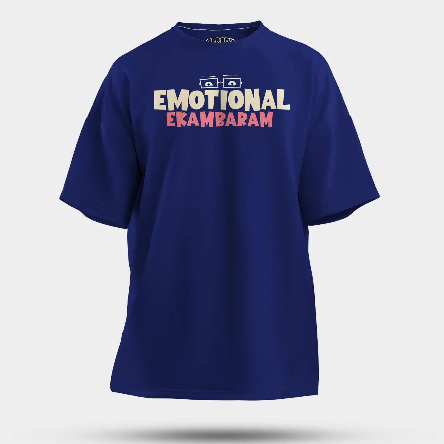 Emotional Ekambaram Men/Unisex Oversized T-Shirt in Royal Blue Color