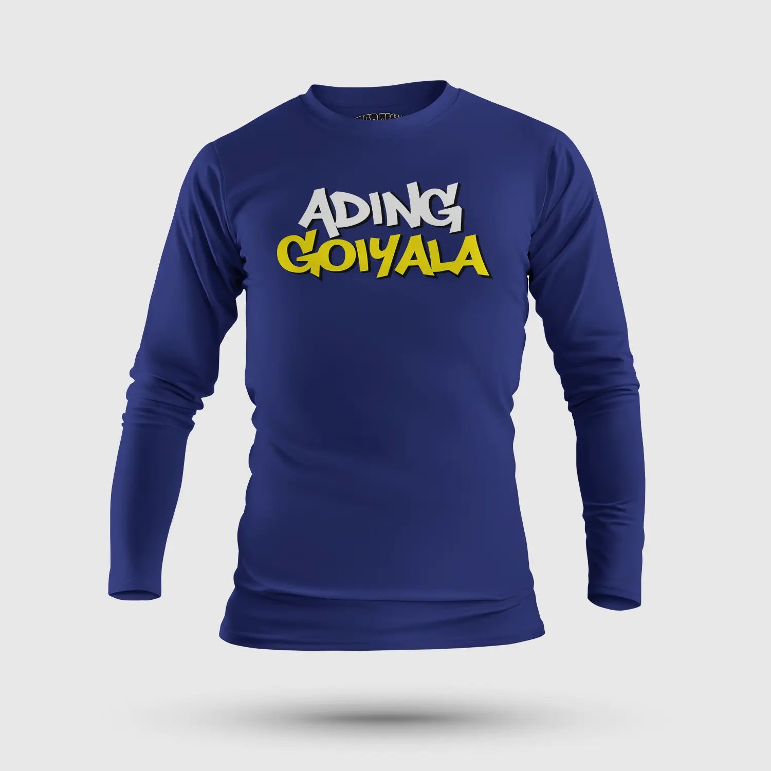 Ading Goiyala Men/Unisex Long Sleeve T-Shirt in Royal Blue Color