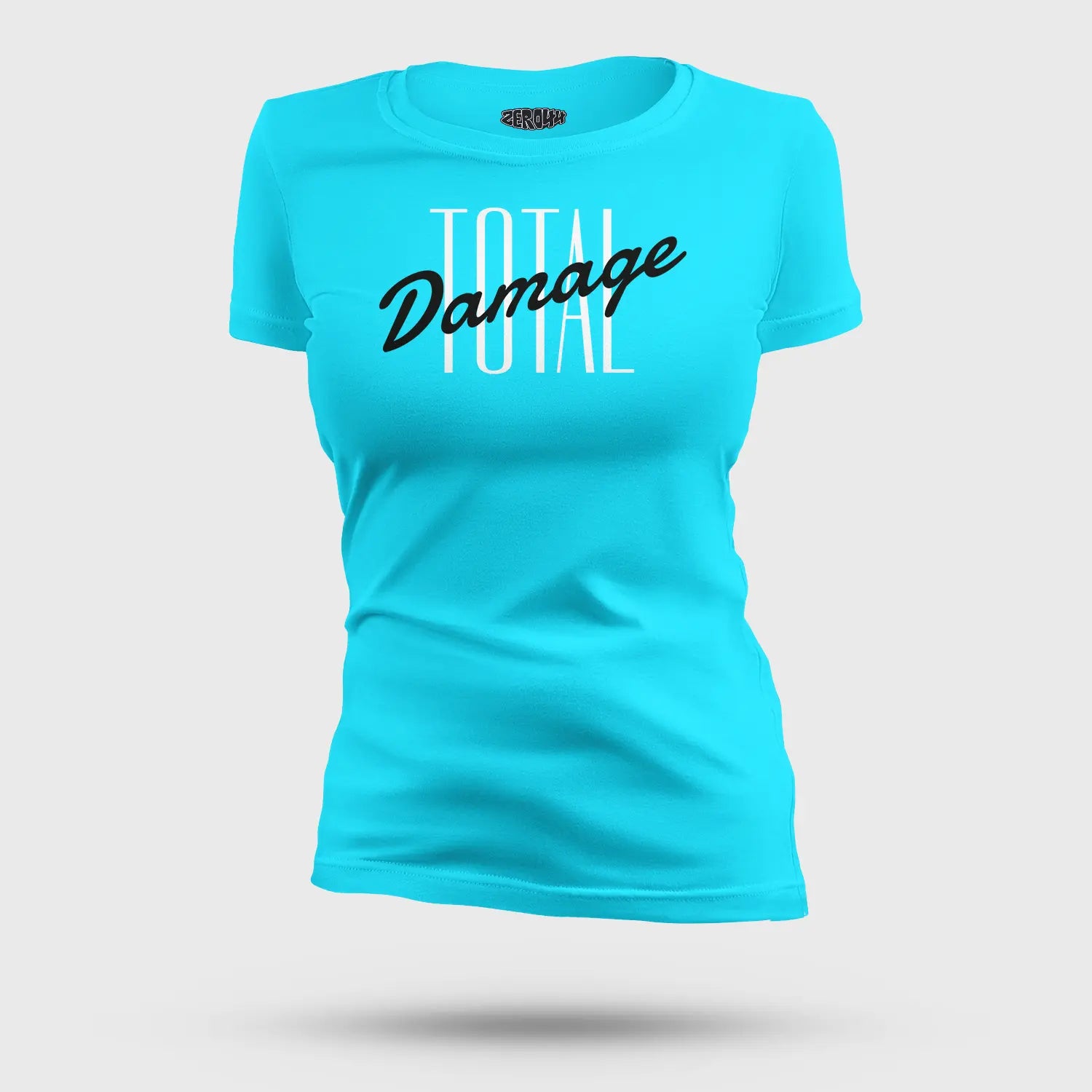 Total Damage Women's T-Shirt in SkyBlue Color