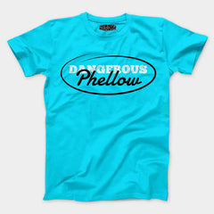 Dangerous Phellow Men/Unisex T-Shirt in SkyBlue Color