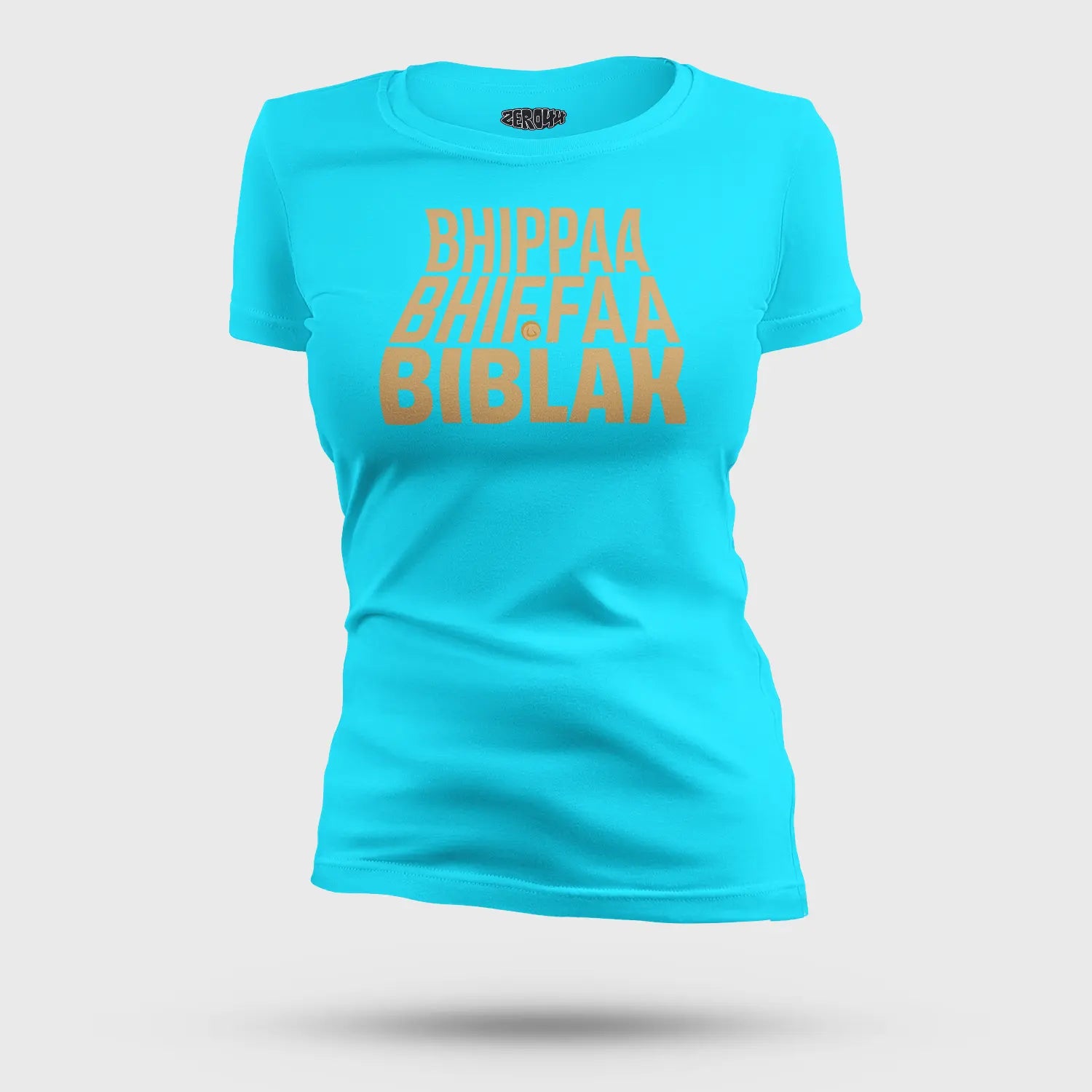 Bhippa Bhiffa Biblak Women's T-Shirt in SkyBlue Color