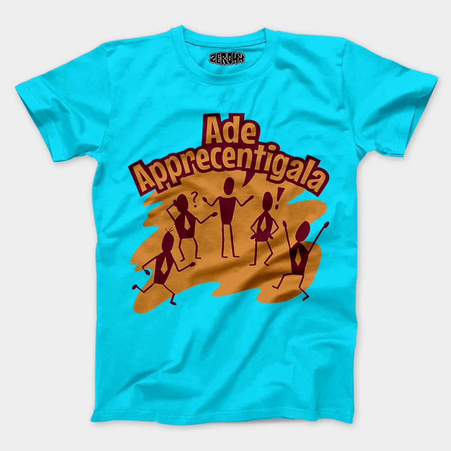 Ade Apprecentingala Men/Unisex T-Shirt in SkyBlue Color