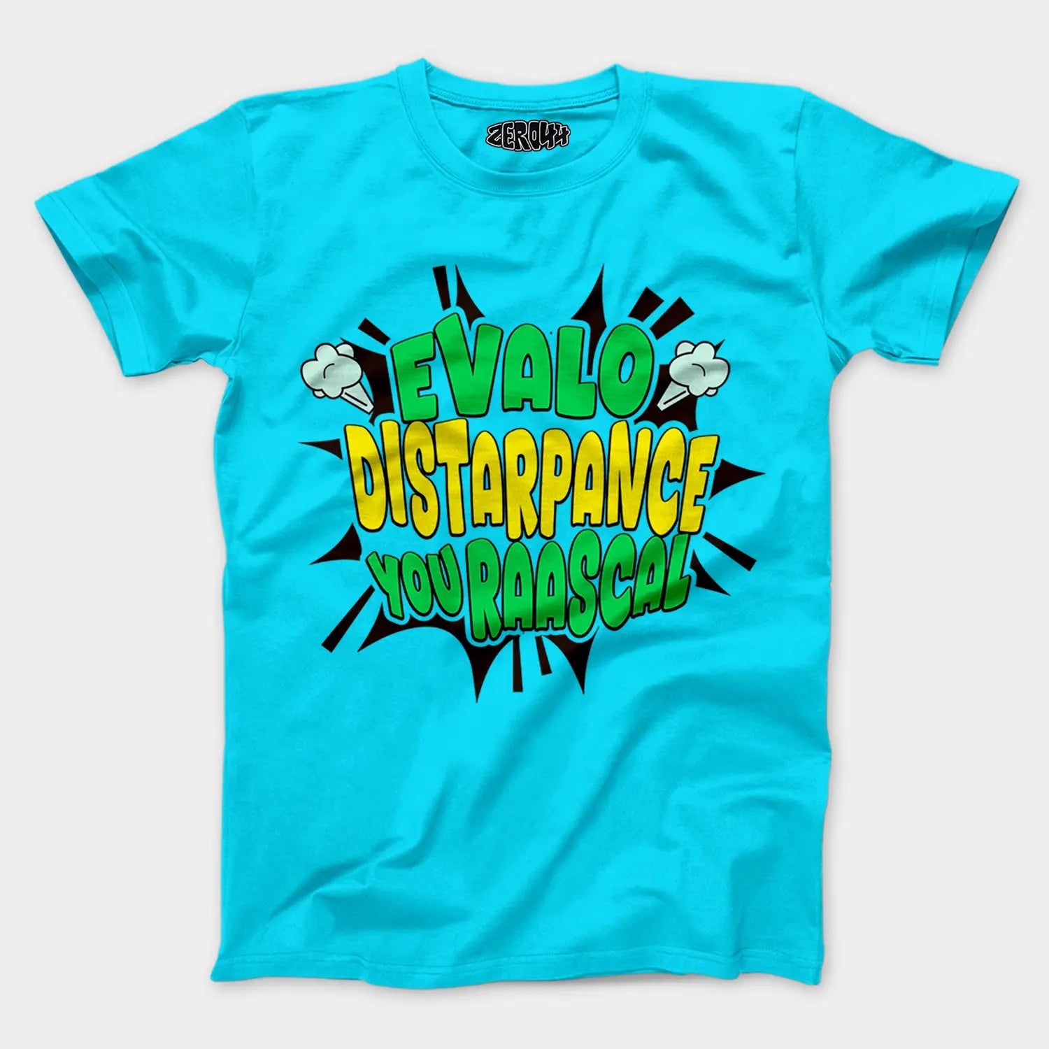 Evalo Distarpance You Raascal Men/Unisex T-Shirt in SkyBlue Color