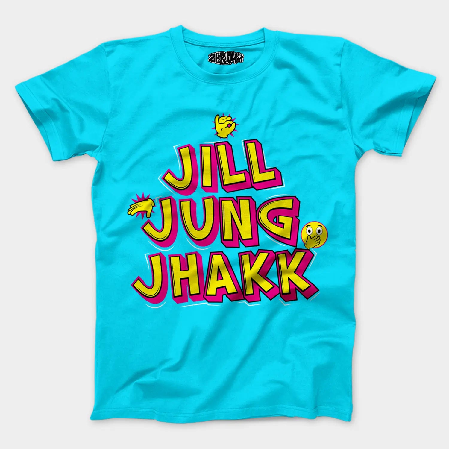 Jill Jung Jhakk Men/Unisex T-Shirt in SkyBlue Color
