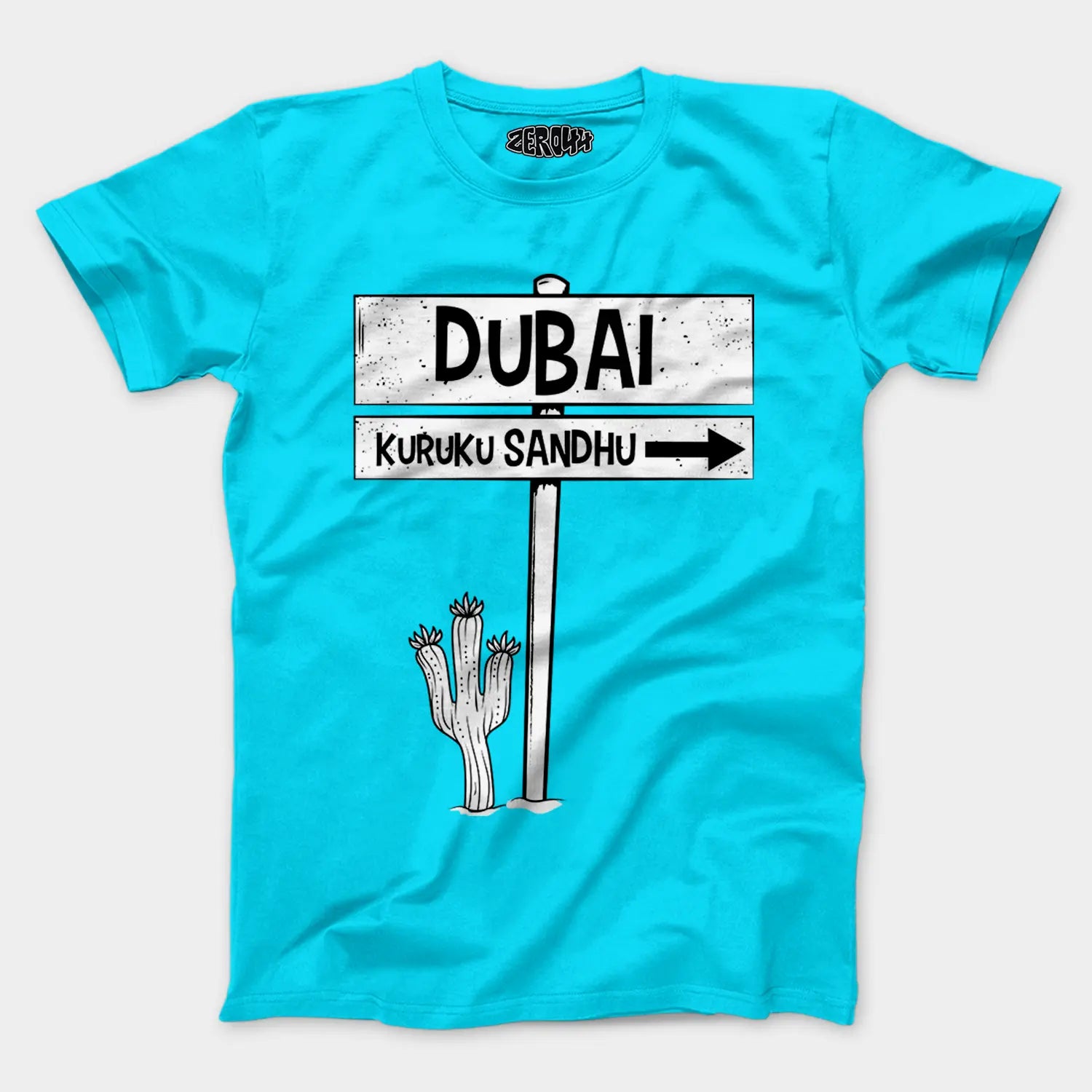 Dubai Kuruku Sandhu Men/Unisex T-Shirt in SkyBlue Color